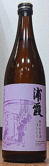 浦霞 しぼりたて 純米 生原酒 720ml or 1800ml 株式会社佐浦 令和2BY 日本酒 宮城県 新酒